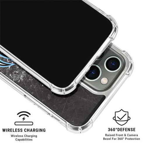 NHL Utah Mammoth Ice Frost iPhone 15 Pro Clear Case